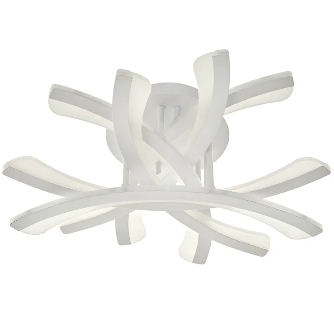 Бял LED полилей 120W с дистанционно