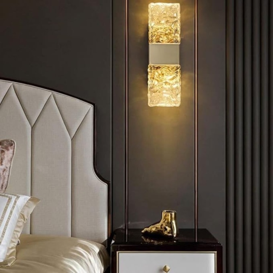 LED стенен аплик 3W – матирано злато и елегантен модерен дизайн