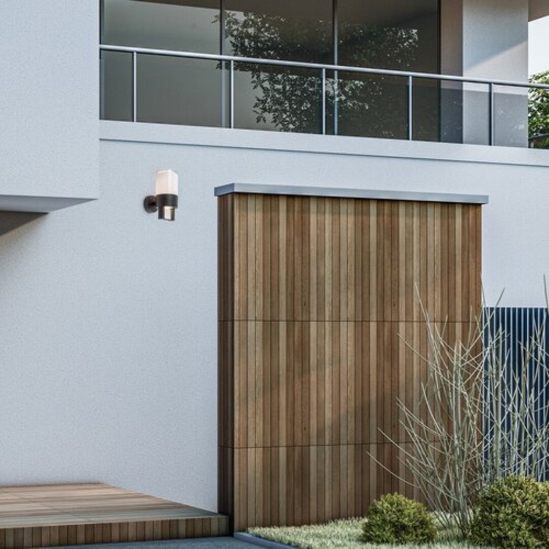 Външен LED аплик Leitha 12W с топло бяла светлина и IP44 защита