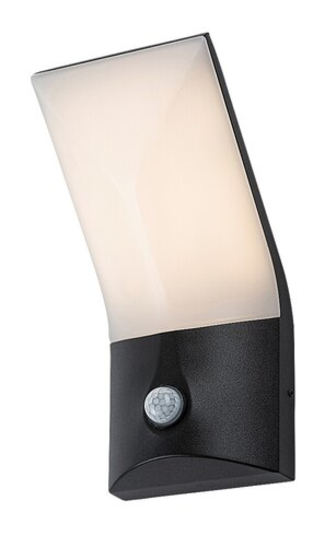 Външен LED аплик Tolna 10W с топло бяла светлина, PIR сензор и IP54 защита