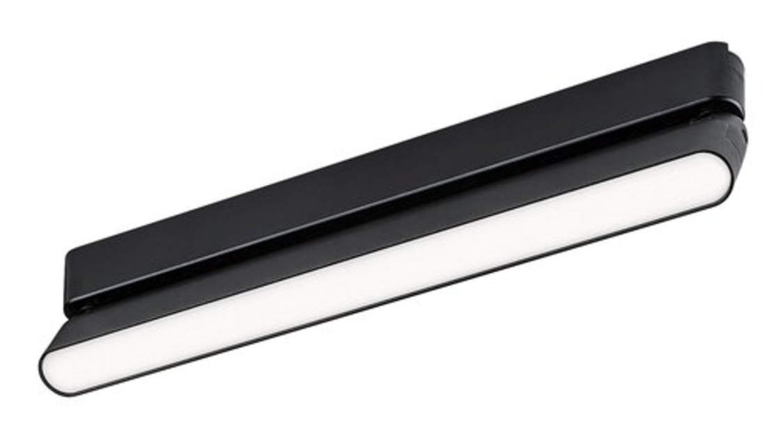 LED релсово осветление – 16W, естествено бяло 4000K, черен алуминий