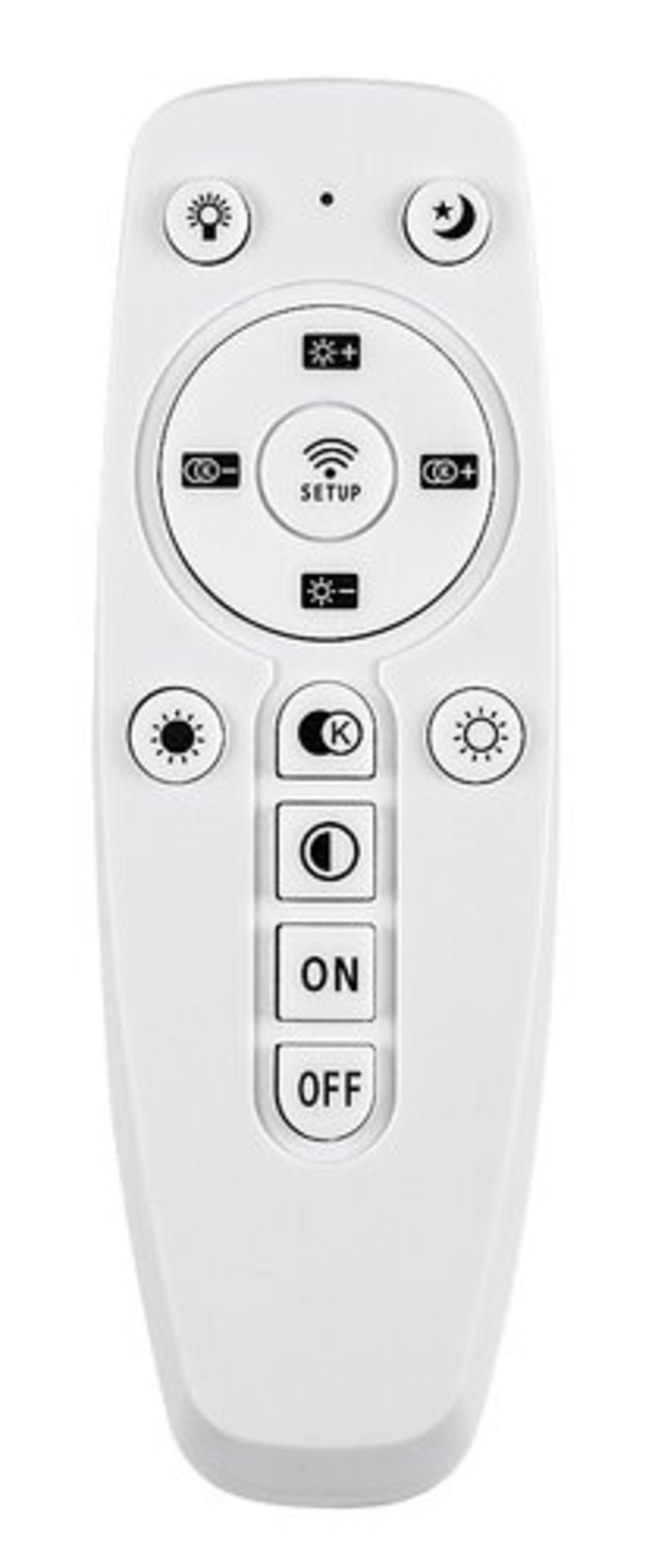 Модерен LED полилей Isaure – 100W, CCT 3000K–6500K, димируем, с дистанционно