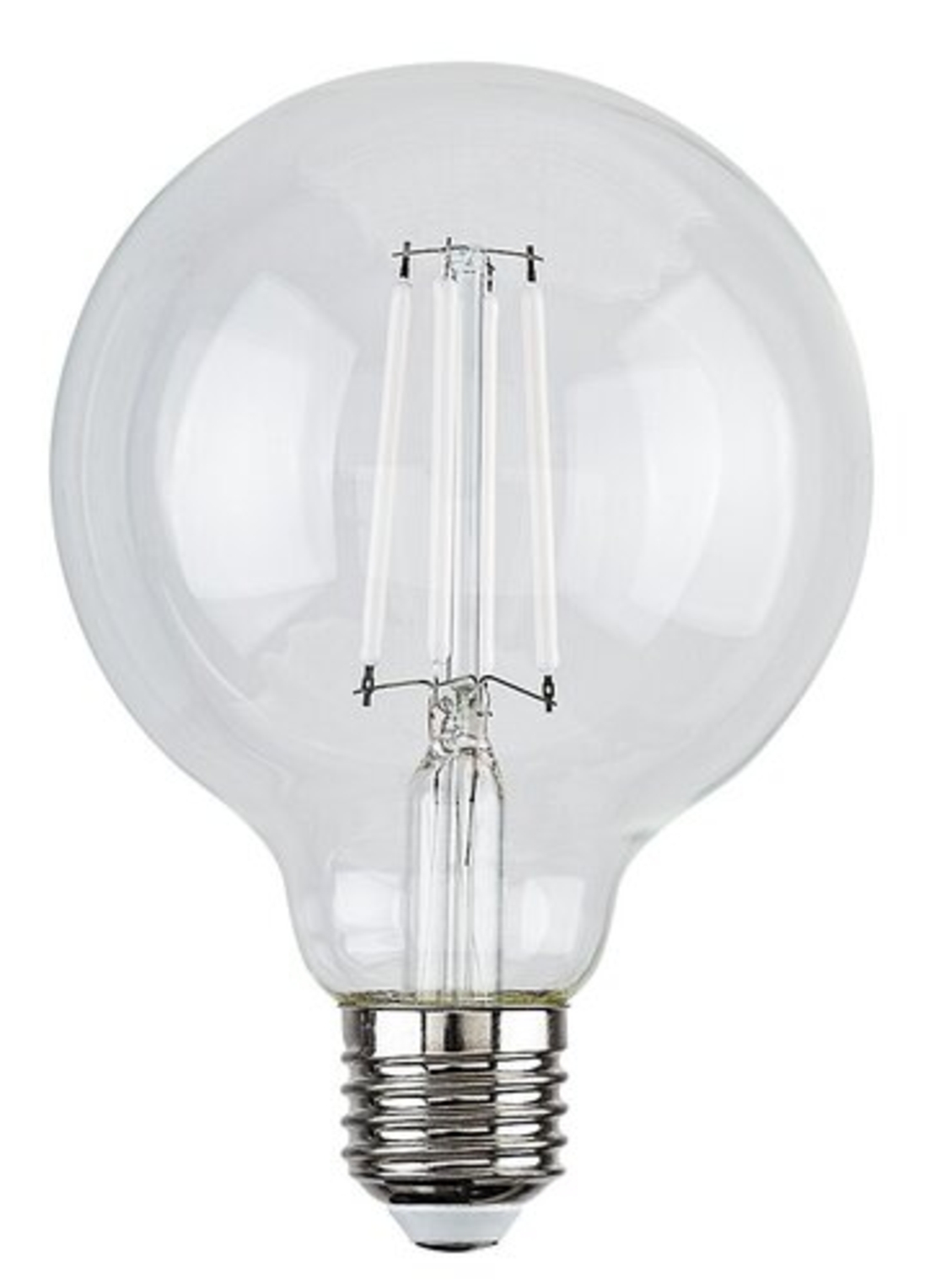 LED филаментна крушка G95 – E27, 7W, 4000K, неутрално бяло