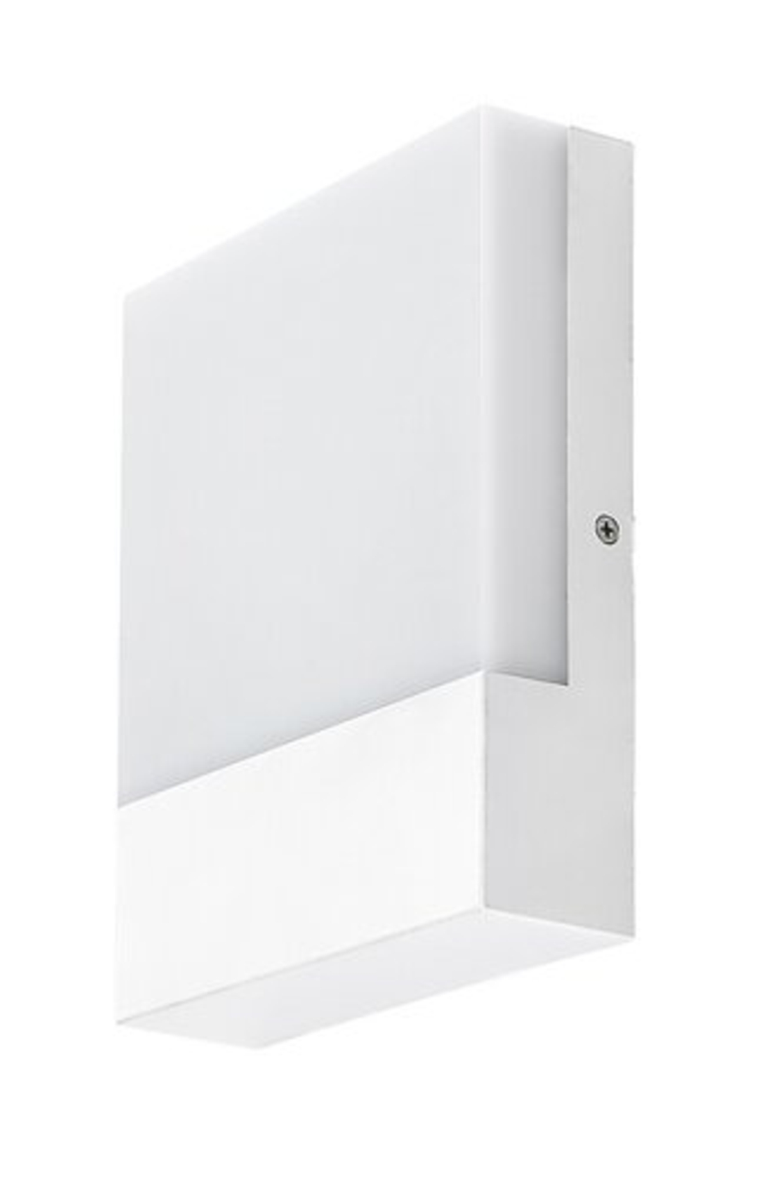 Модерен бял LED аплик Gimone 10W – елегантно вертикално фасадно осветление