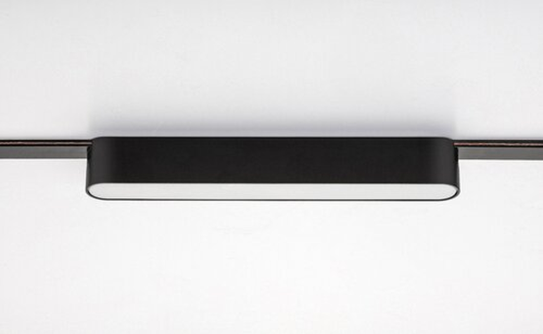 Смарт LED релсово осветление – 7W, регулируема цветна температура 2700–5500K, Wi-Fi, черен
