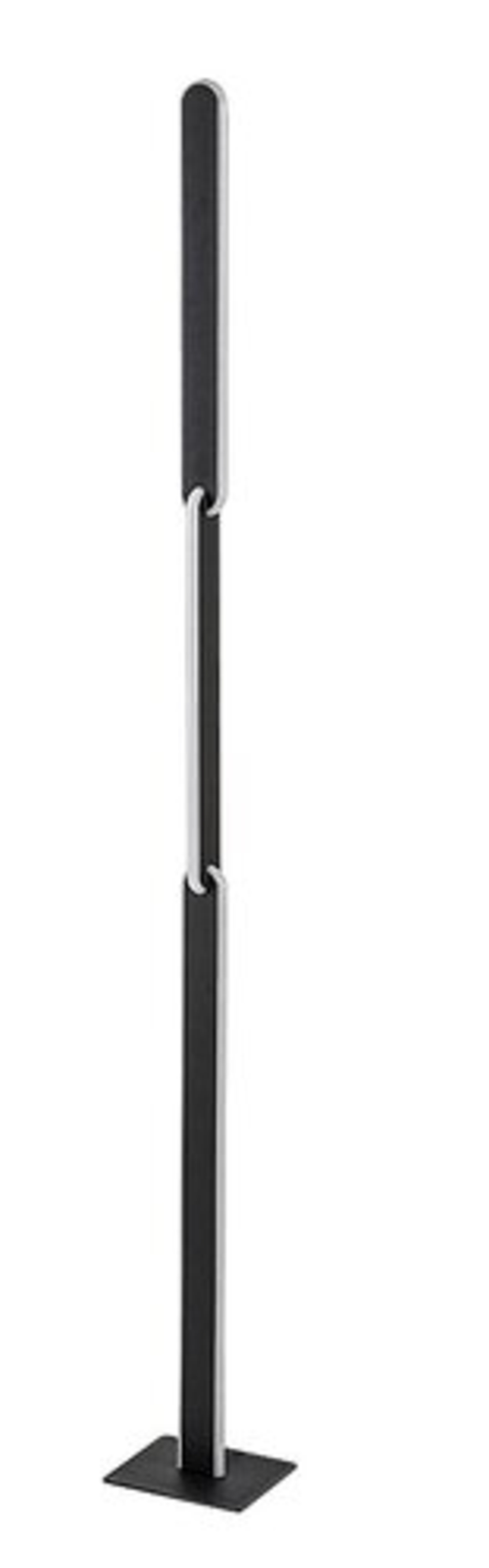 Модерен LED лампион 33W с регулиране на цветната температура – черен