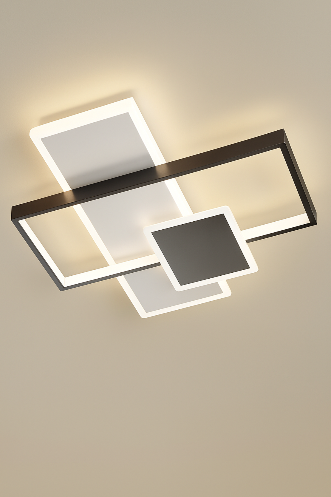 Съвременен LED таванен плафон 140W с димиране и регулиране на цветната температура