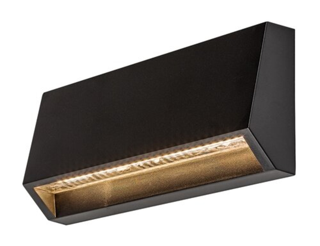 Компактен черен LED аплик Ibar 3W – модерно фасадно осветление с топла светлина