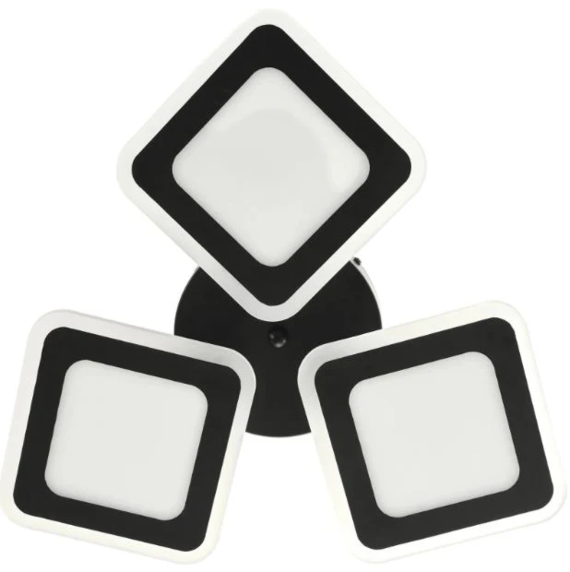 Модерен LED полилей със smart управление в черен цвят