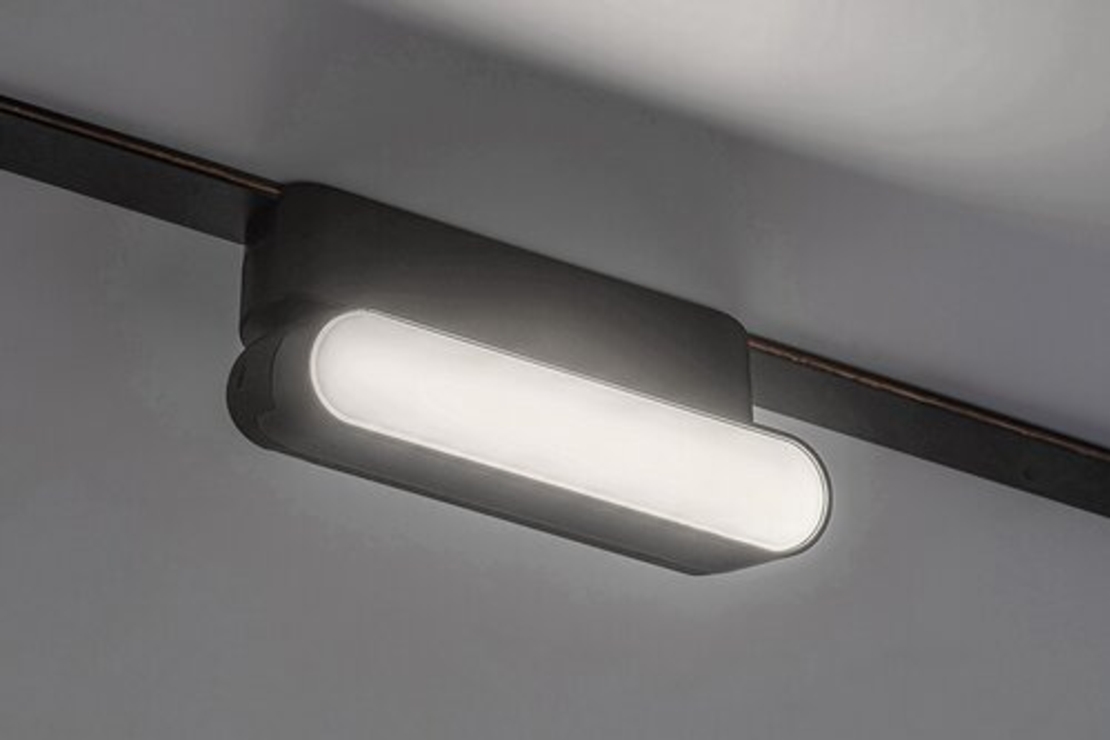 LED релсово осветление – 6W, естествено бяло 4000K, черен алуминий