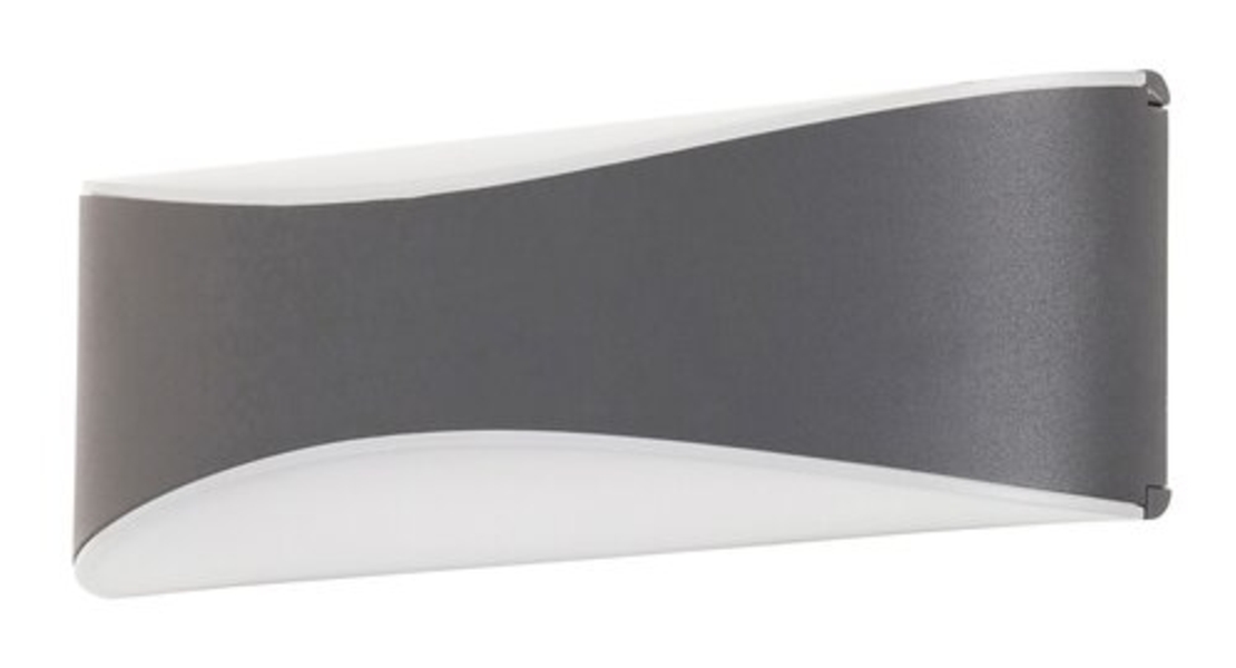 Минималистичен антрацитов LED аплик Birmingham 7W – модерно фасадно осветление с естествена светлина