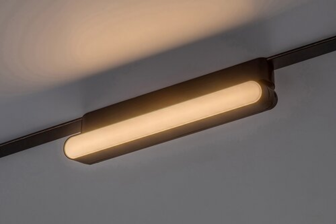 LED релсово осветление – 12W, топло бяло 3000K, черен алуминий