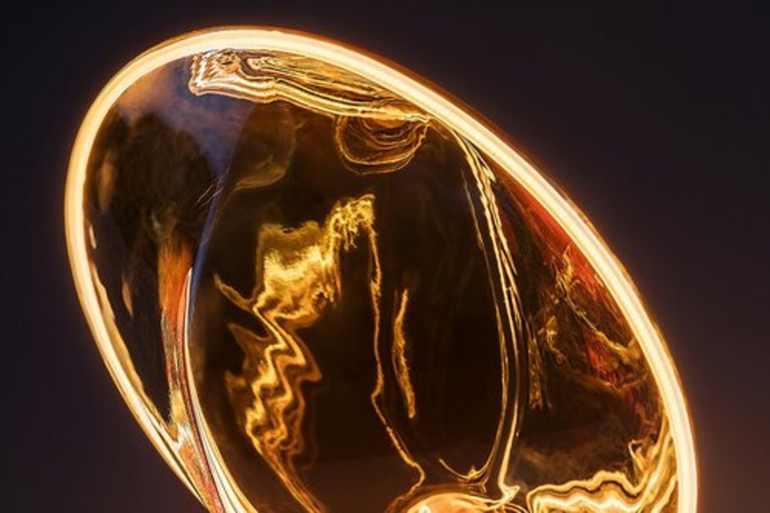 LED филаментна крушка G188, 4W, E27, 1800K, топло бяло, кехлибарено стъкло