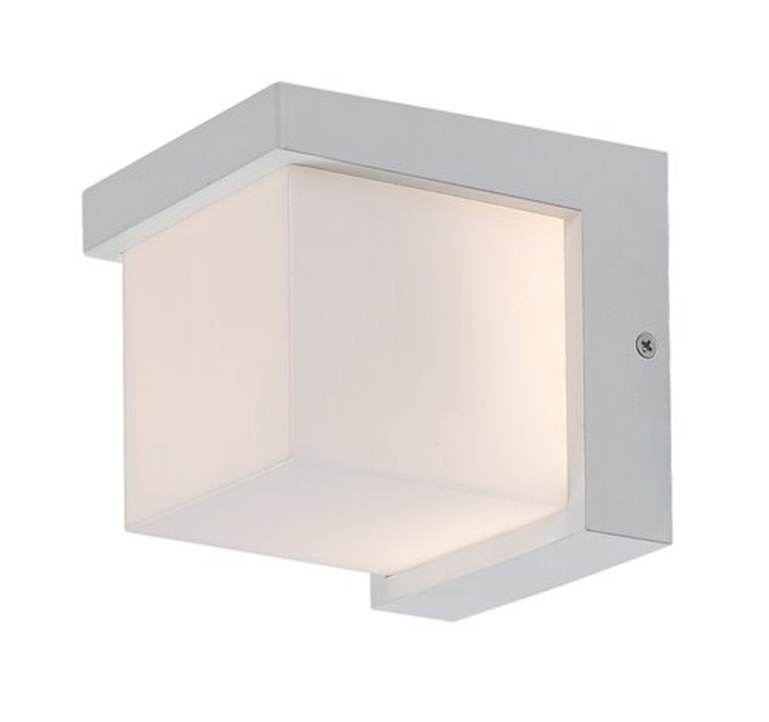 Модерен бял LED аплик Andelle 10W – стилно външно осветление с топла светлина