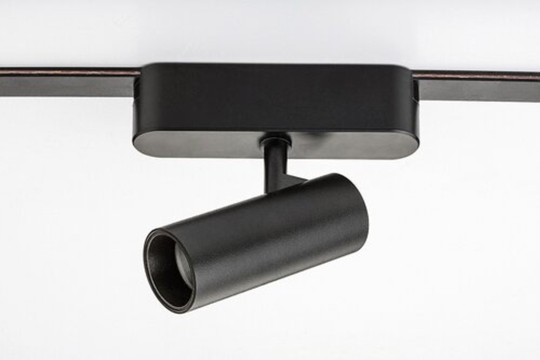 Интелигентен релсов спот с Wi-Fi управление – 5W, регулируема цветна температура 2700–5500K, черен алуминий