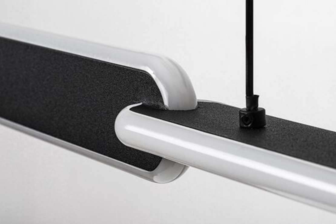 Модерен висящ LED полилей 36W с регулируема цветна температура – черен