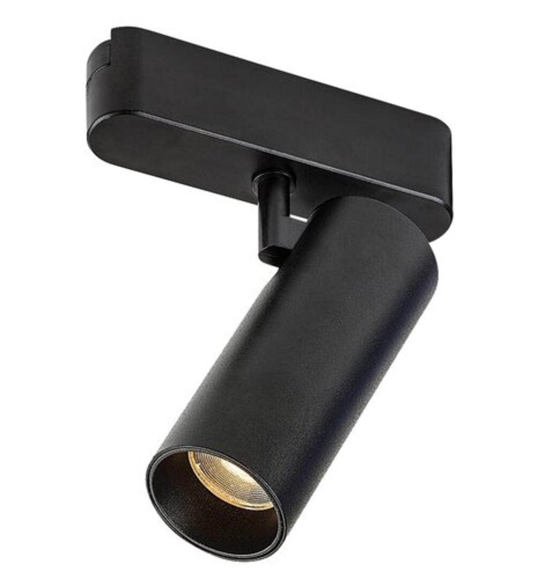 Смарт LED релсов спот – 9W, регулируема цветна температура 2700–5500K, Wi-Fi управление, черен алуминий