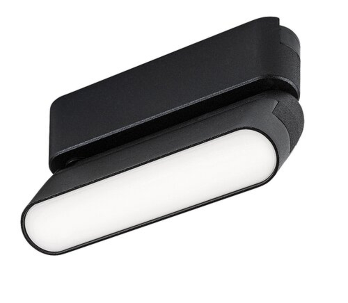 LED релсово осветление – 6W, естествено бяло 4000K, черен алуминий