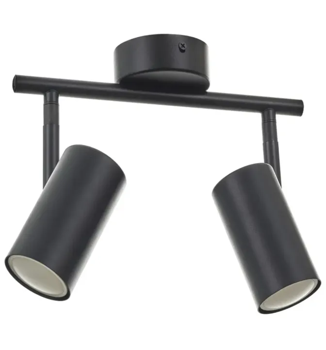 Спот за таван черен GU10 с подвижни тела 2 тела