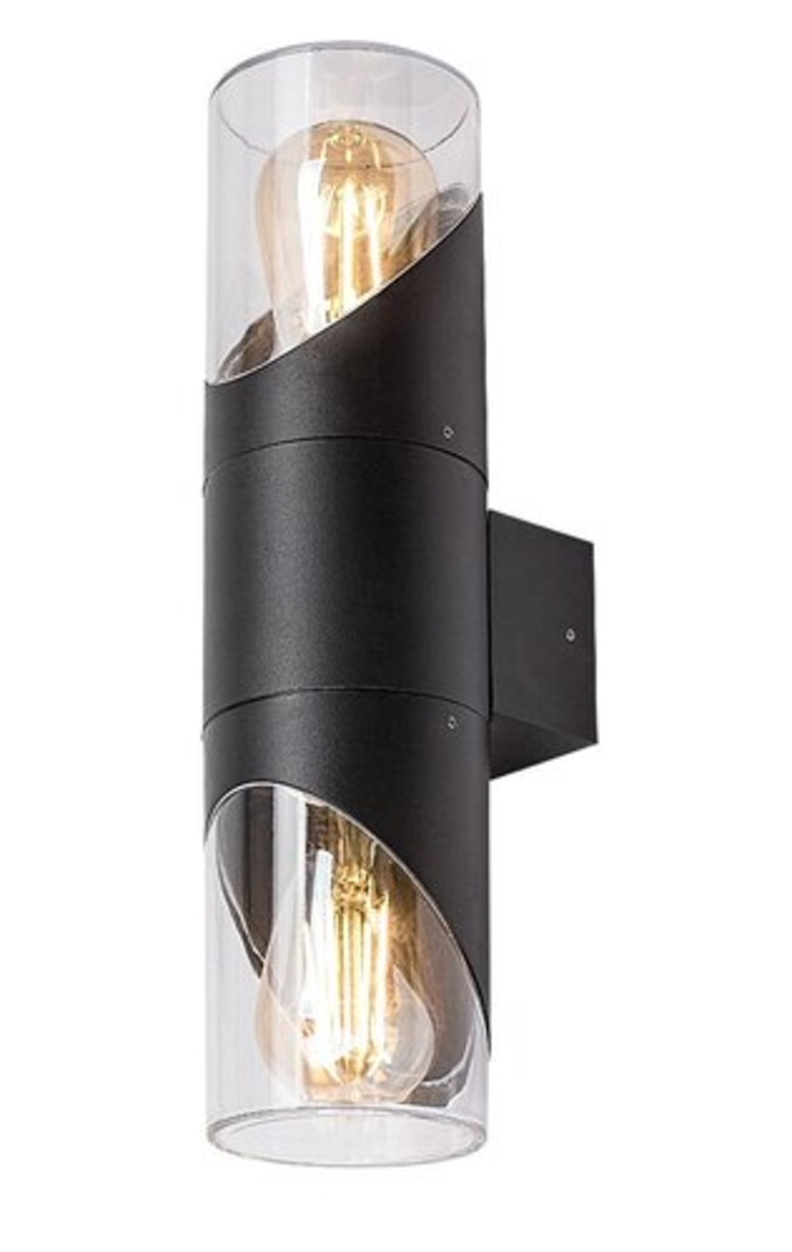 Модерен двоен аплик за фасада Novigrad – E27, IP54