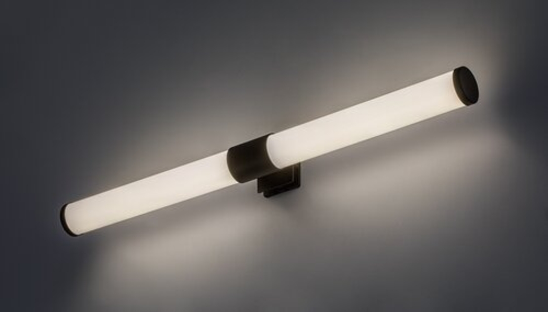 LED осветително тяло за баня 8W, IP44, 4000K, черен корпус