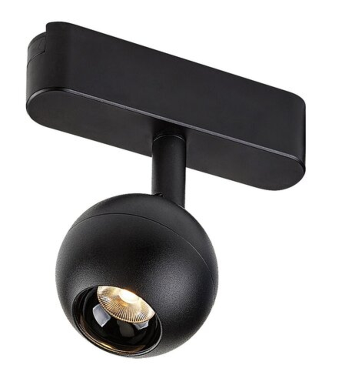 Смарт LED релсов спот – 5W регулируема цветна температура 2700–5500K, Wi-Fi управление, стилен черен алуминий