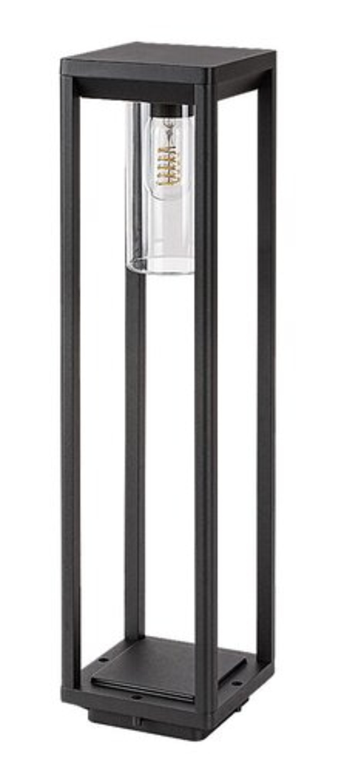 Модерен външен стълб Zernest E27 – стилно градинско осветление с IP54 защита