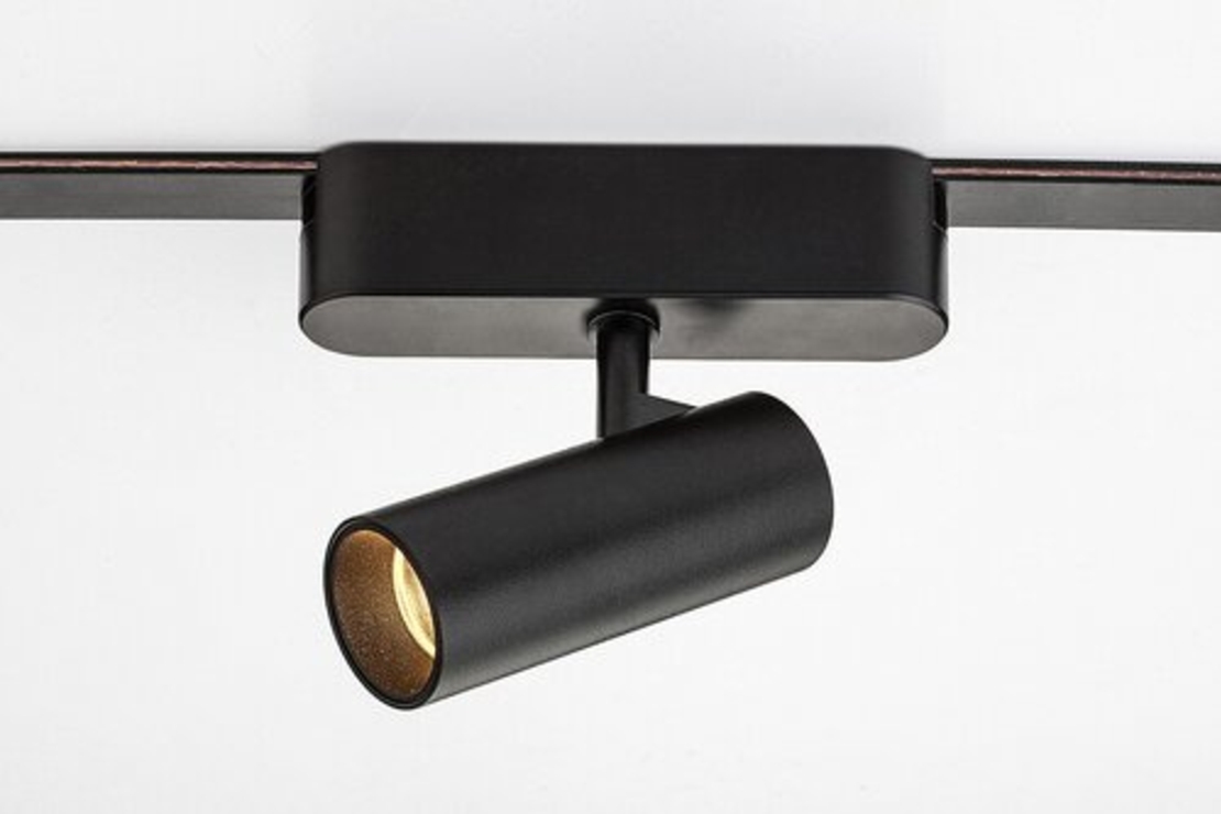 Интелигентен релсов спот с Wi-Fi управление – 5W, регулируема цветна температура 2700–5500K, черен алуминий