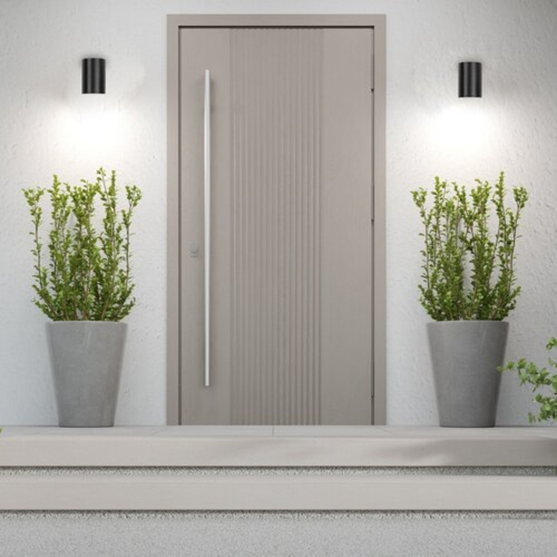 Компактен външен LED аплик Urfa 9W с регулируема светлина – стилен, модерен и защитен