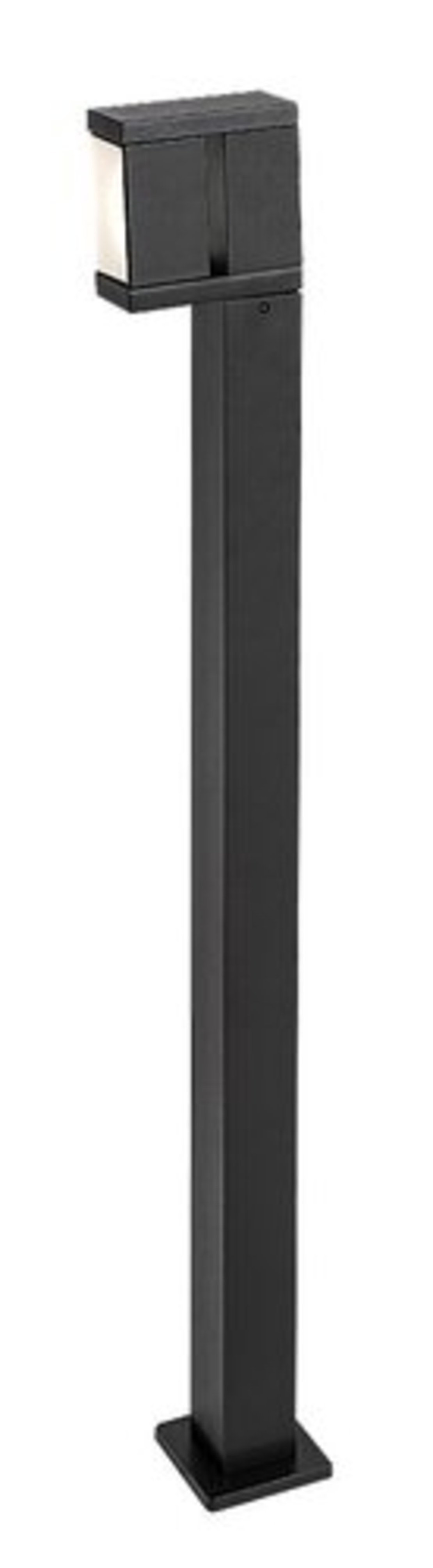 Модерен външен градински LED стълб Cubbington 10W с естествена бяла светлина