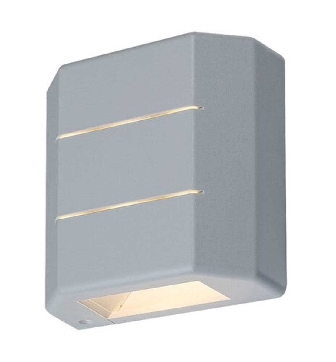 Стилен бял квадратен LED аплик Lippa – компактно фасадно осветление 6W