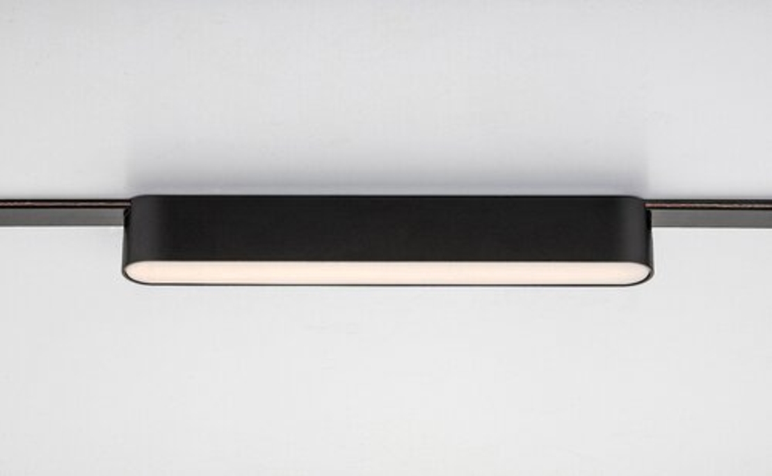 LED релсово осветление – 12W, топло бяло 3000K, черен