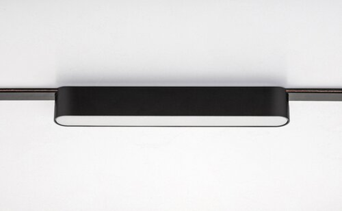 LED релсово осветление – 12W, топло бяло 3000K, черен