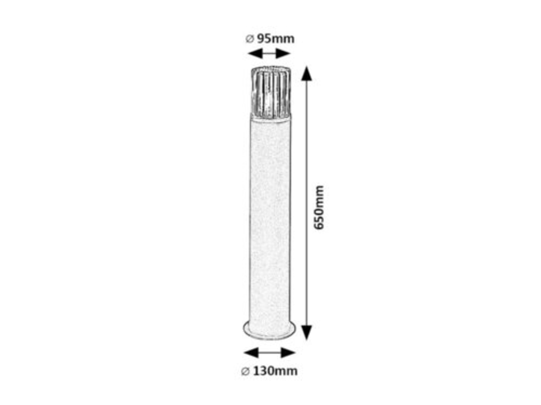 Модерен външен стълб Haren E27 – стилно градинско осветление с IP54 защита