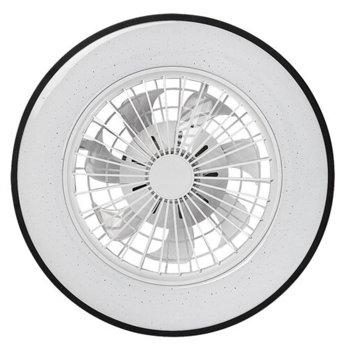 Мултифункционален LED таванен плафон с вентилатор, звезден ефект и регулируема цветна температура