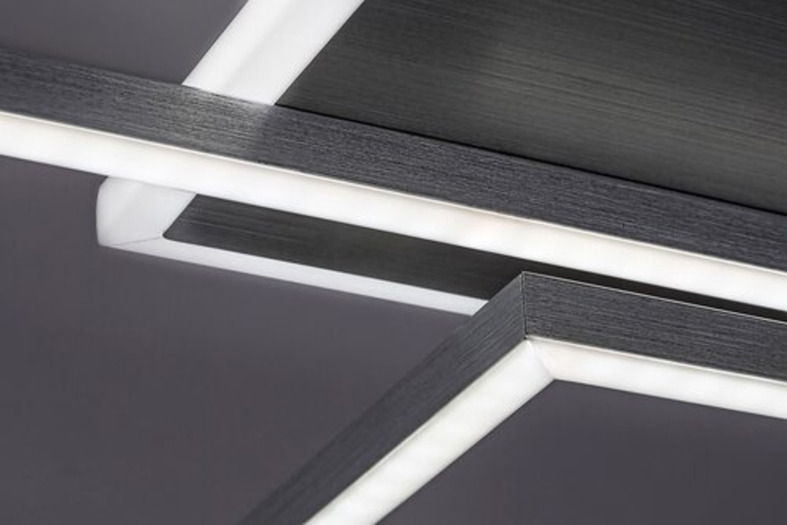 Смарт LED плафон 40W, 4500 lm, променлива светлина 2700–6500K, димируем, с дистанционно, модерна визия и Wi-Fi