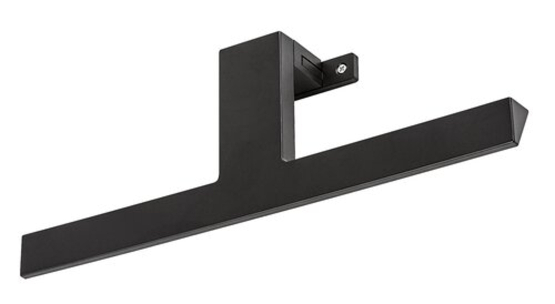 LED осветително тяло за баня 6W, IP44, 4000K, черно