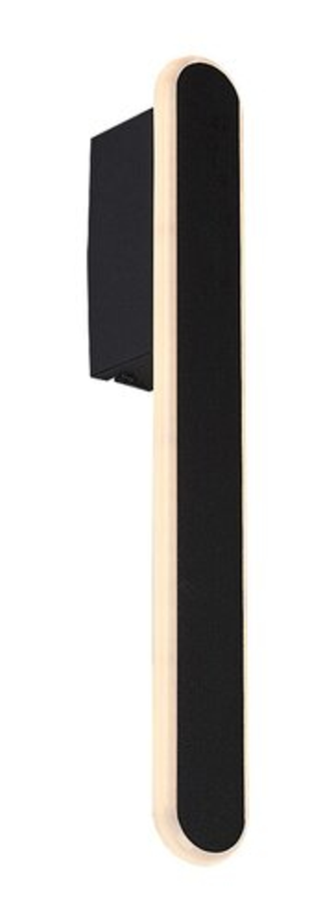 Модерен LED стенен аплик 12W с регулируема цветна температура – черен