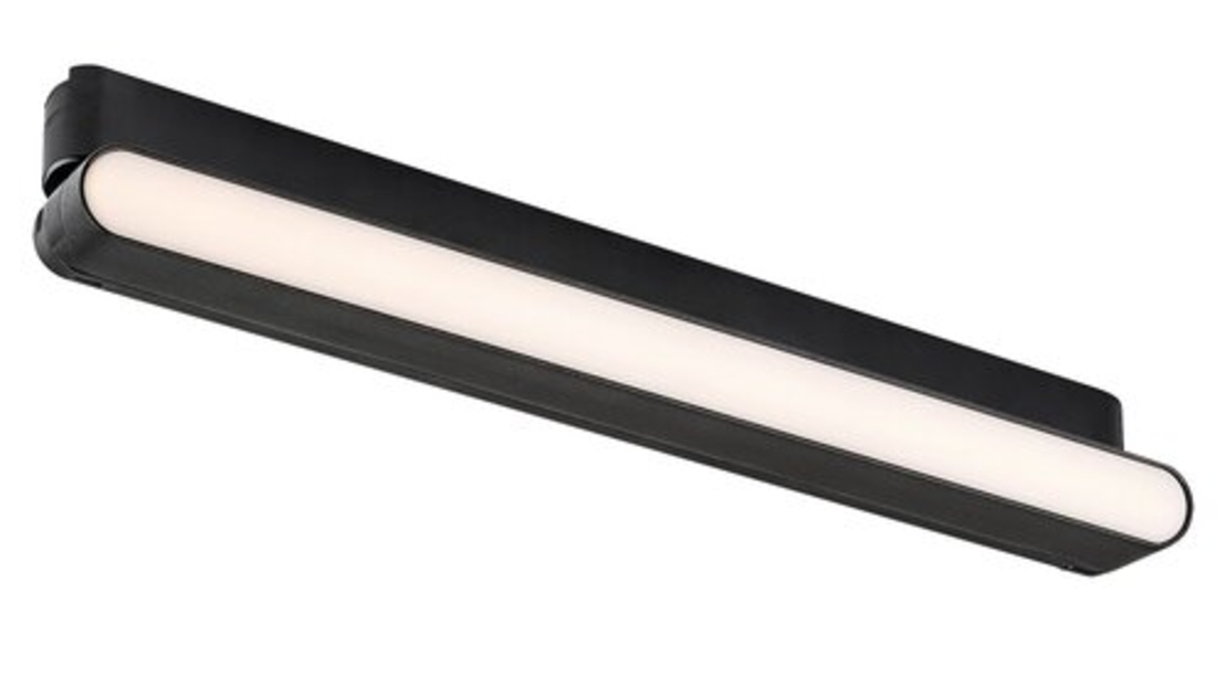 Смарт LED релсово осветление – 13W, регулируема цветна температура 2700–5500K, Wi-Fi, черен алуминий