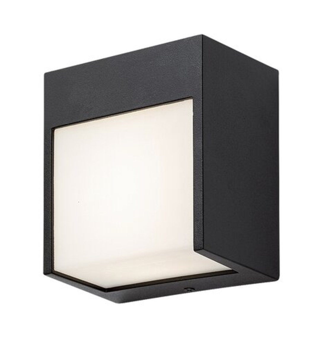 Модерен черен LED аплик Balimo 12W – елегантно фасадно осветление с естествена светлина