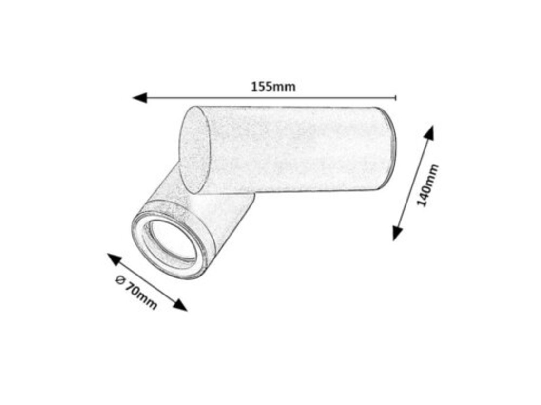 Външен подвижен аплик Enol GU10 с IP44 защита