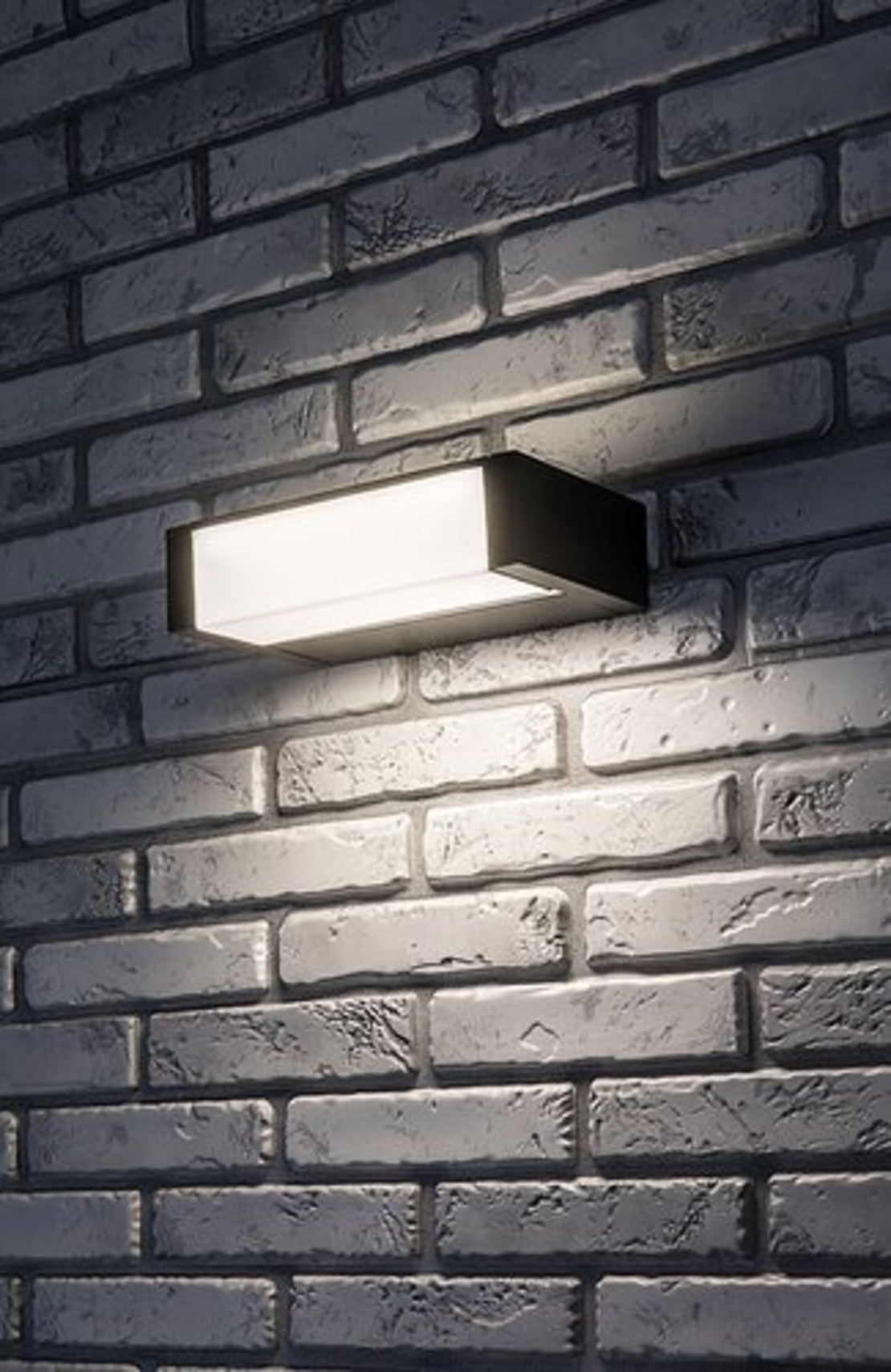 Модерен фасаден външен LED аплик Cubbington 18W с естествена бяла светлина