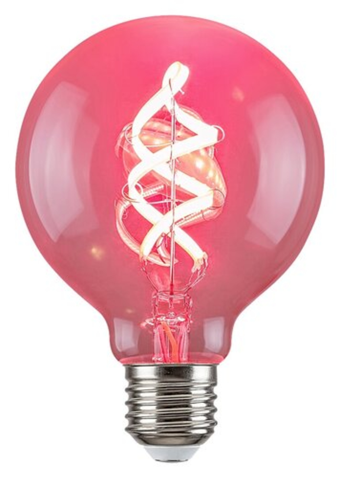 Смарт LED филаментна крушка G95 – E27, 4W, 2700K, RGB, Wi-Fi, димируема