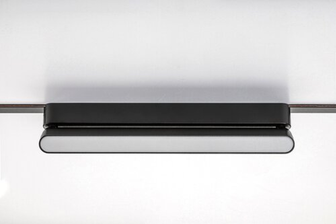 Смарт LED релсово осветление – 13W, регулируема цветна температура 2700–5500K, Wi-Fi, черен алуминий