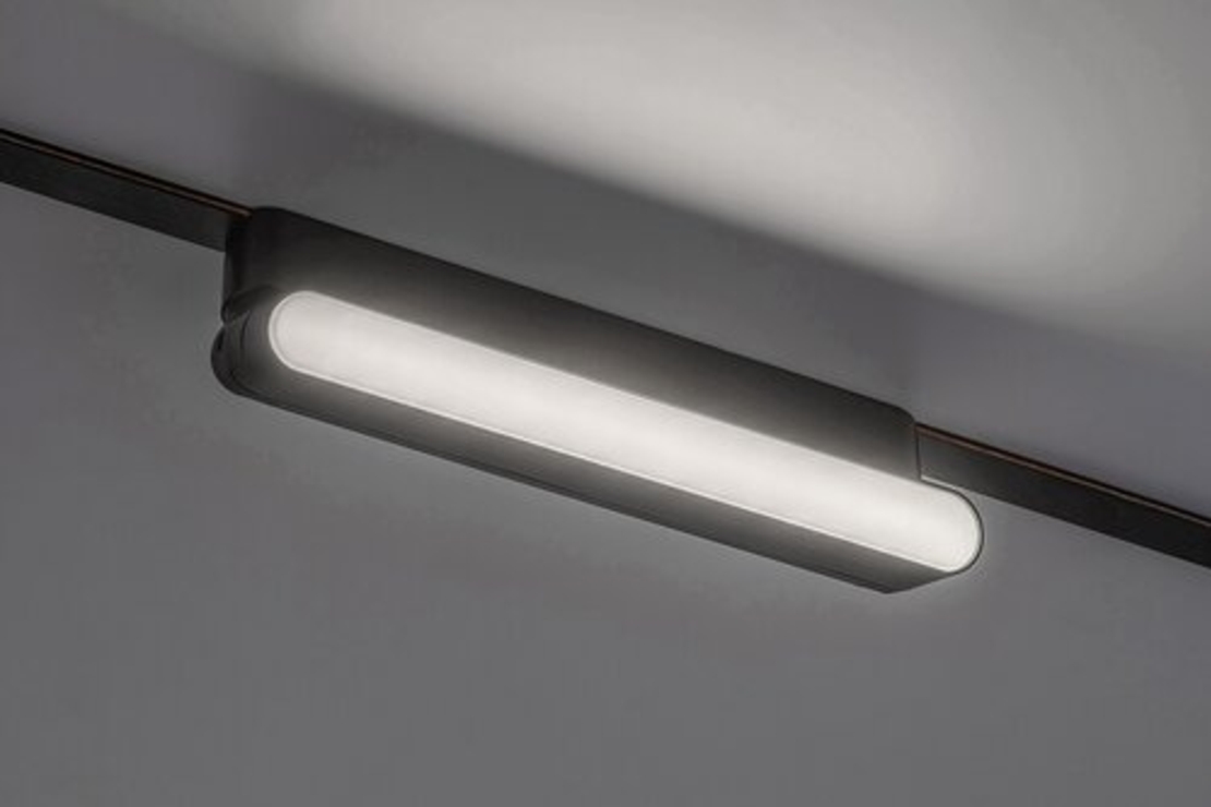 LED релсово осветление – 12W, естествено бяло 4000K, черен алуминий