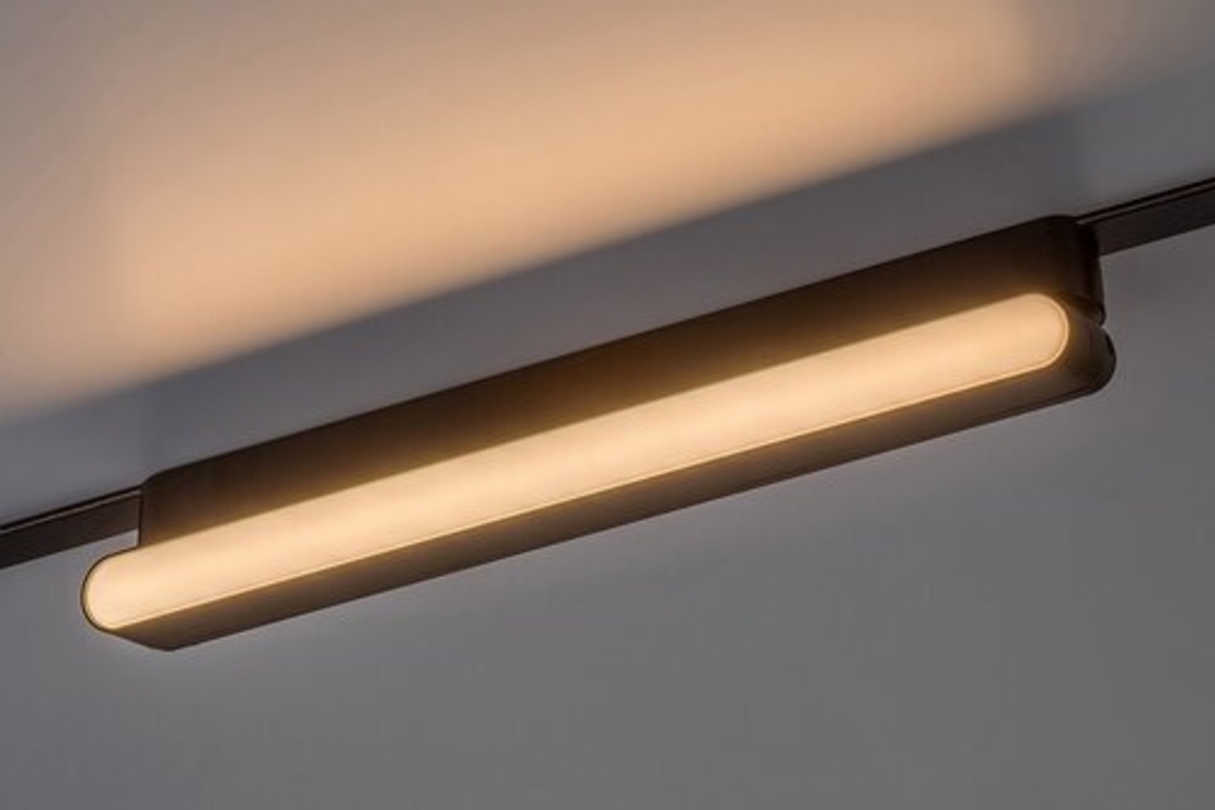 LED релсово осветление – 16W, топло бяло 3000K, черен алуминий