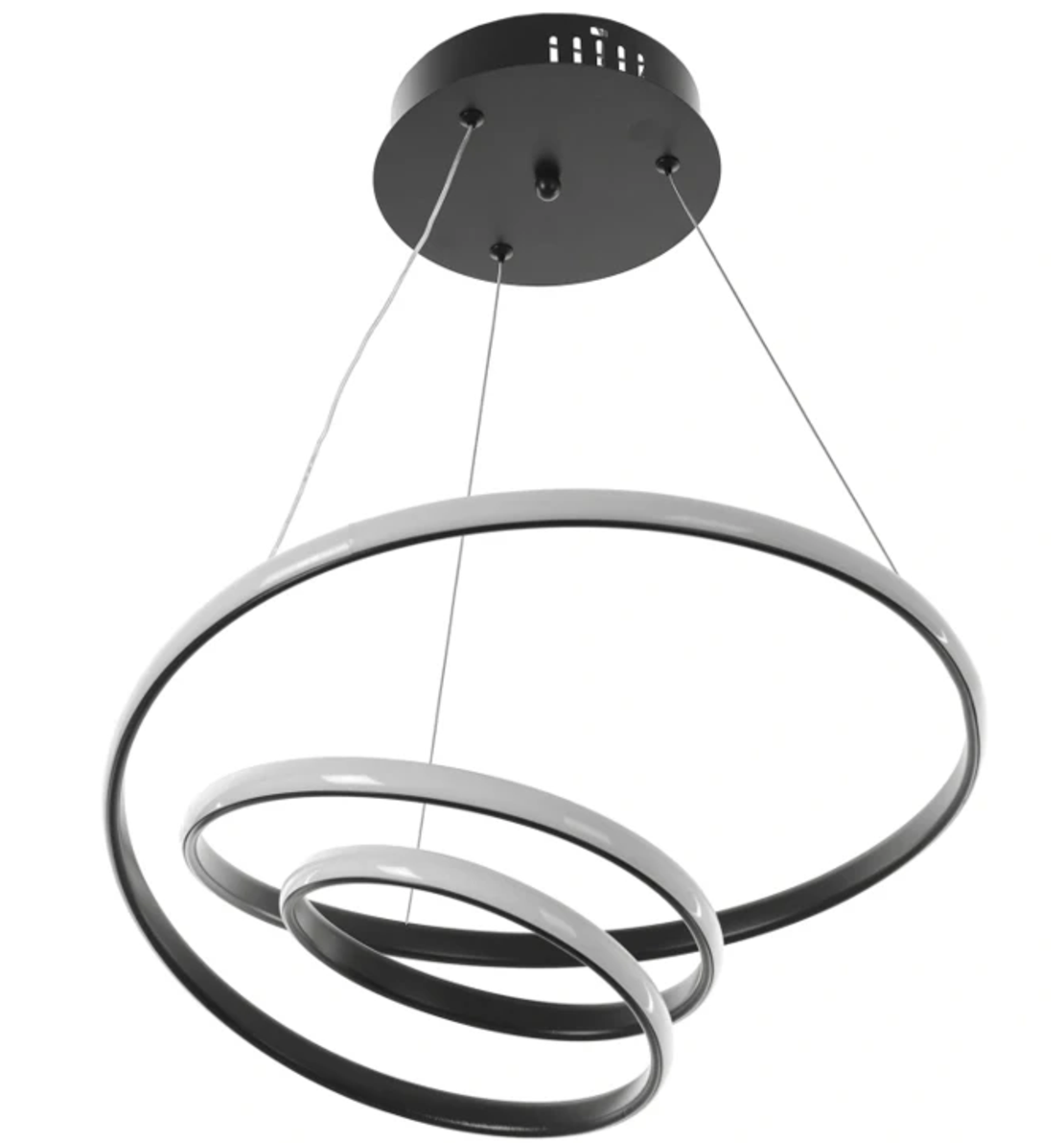 LED полилей 58W черен 4000K регулируем