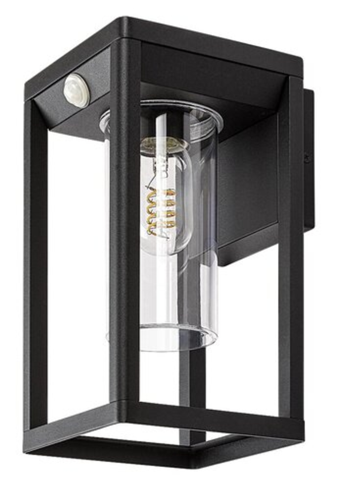 Външен аплик Zernest E27 със сензор – модерно фасадно осветление с IP54 защита