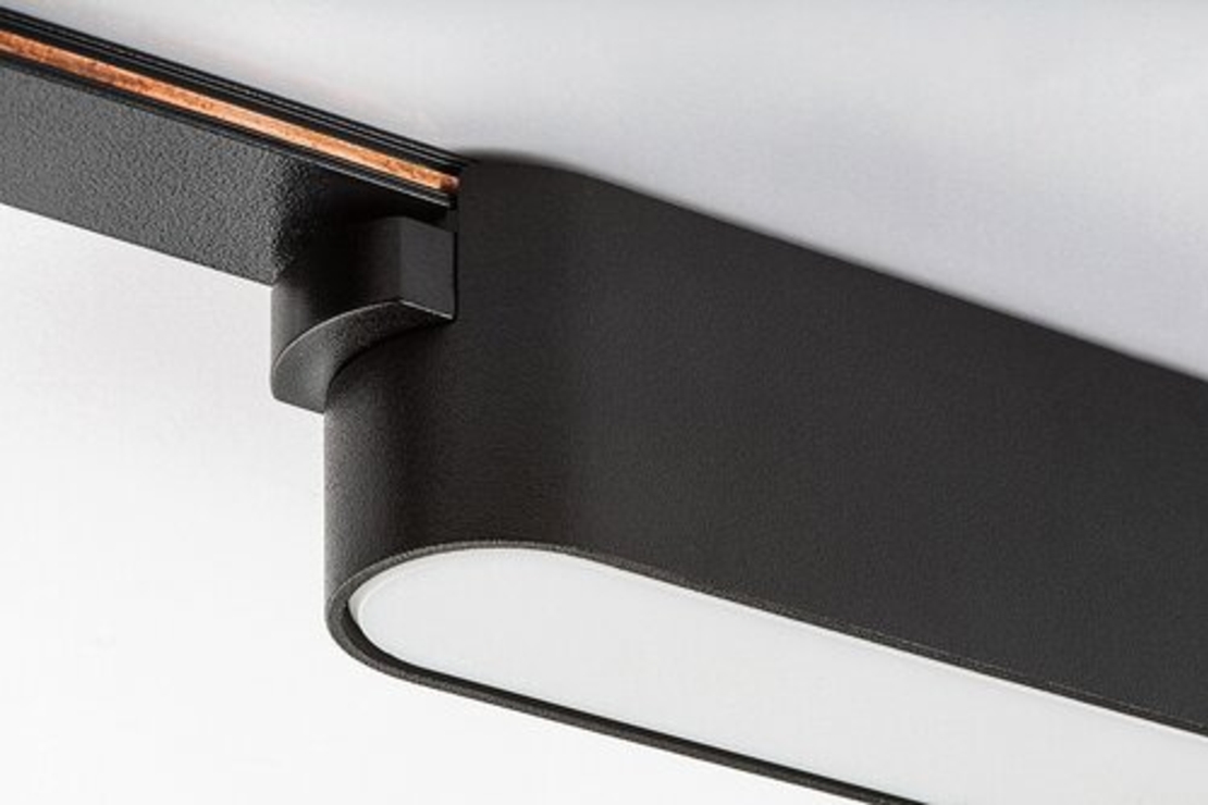 LED релсово осветление – 16W, топло бяло 3000K, черен алуминий