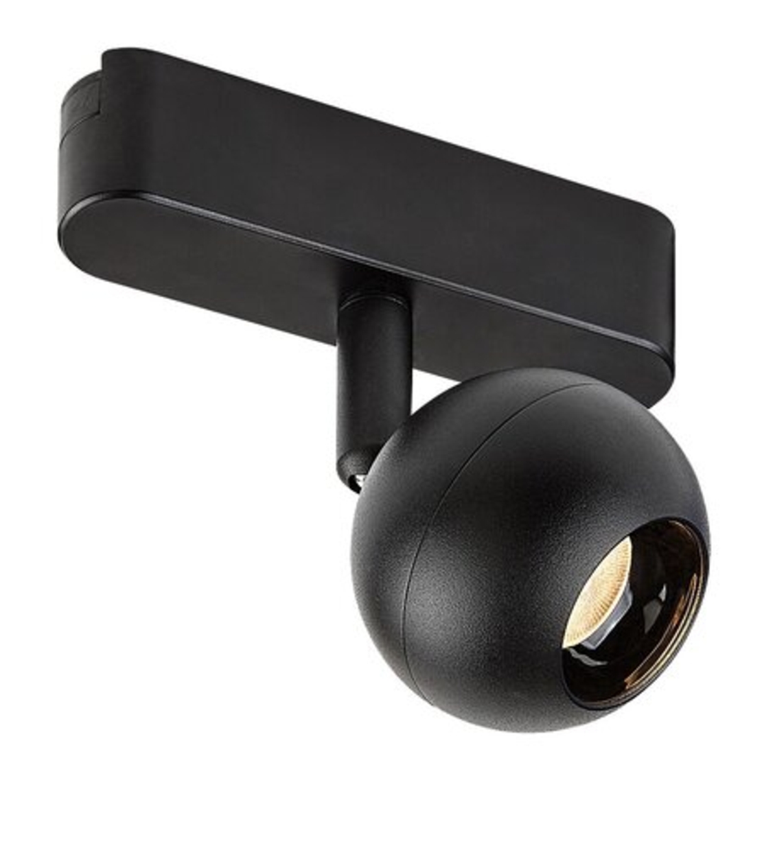 Смарт LED релсов спот – 5W регулируема цветна температура 2700–5500K, Wi-Fi управление, стилен черен алуминий